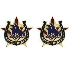 118th Cavalry Regiment Unit Crest (Rough Riders)